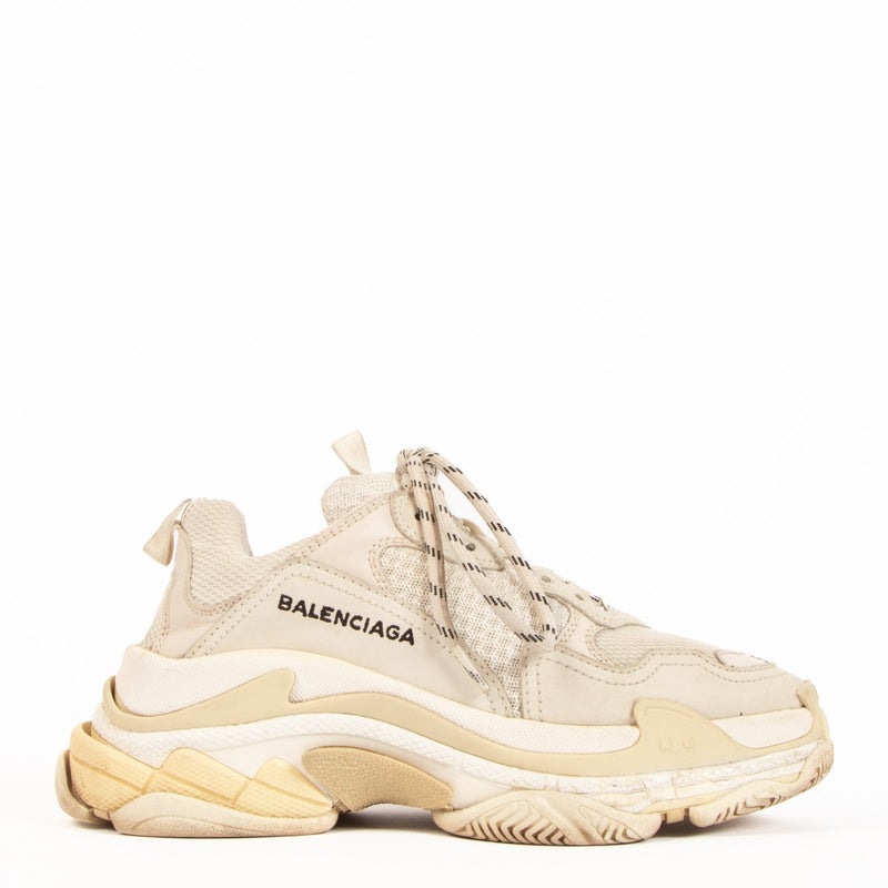 Balenciaga White Triple S Sneakers