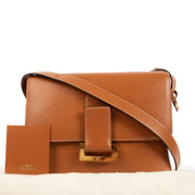 Delvaux Poirier Cognac Jumping Shoulder Bag