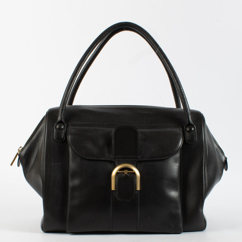 Sac Delvaux Bridon Brillant 12H noir