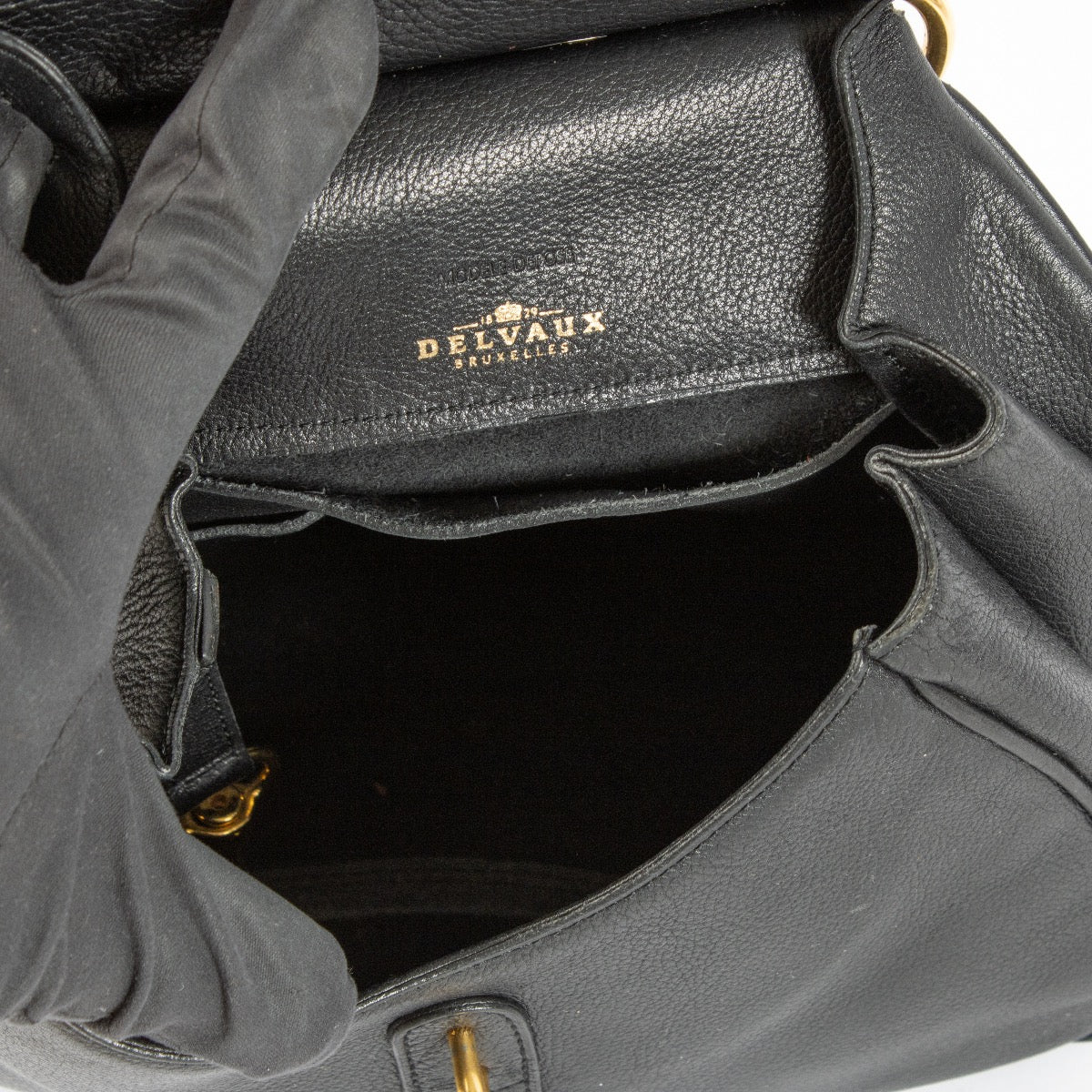 Delvaux Black Cerceau PM