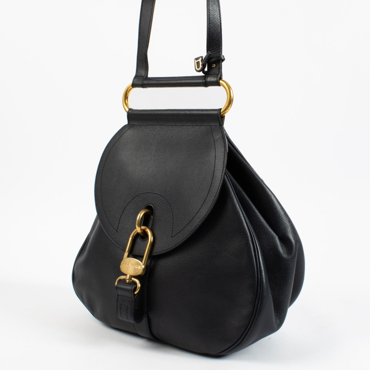 Delvaux Blue Cerceau GM