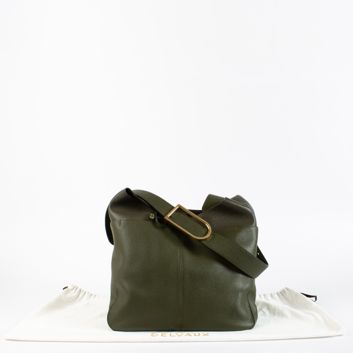 shop 100% authentic second hand Delvaux Kaki Sellier/Calf Souple So Cool MM on Labellov.com