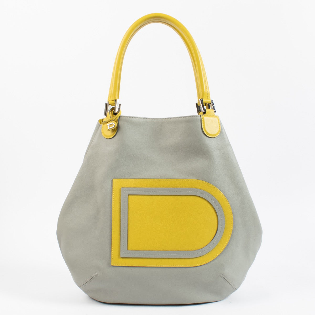 Delvaux grey Top handle