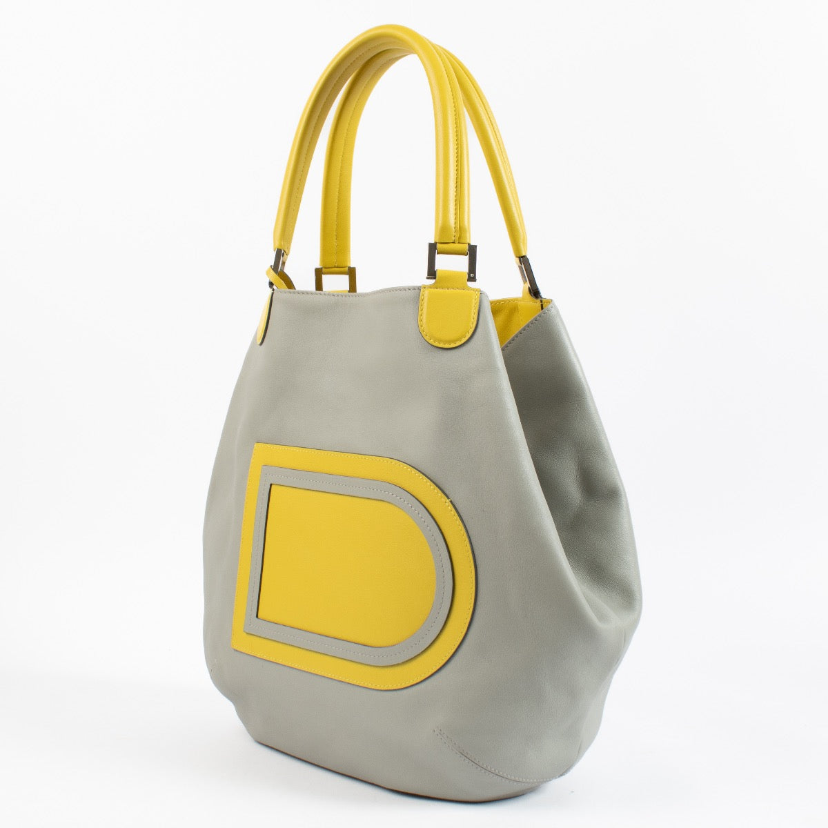Delvaux grey Top handle