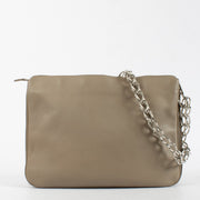authentic preloved Delvaux Taupe Allure Trio Bag on Labellov.com