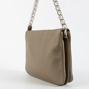 authentic preloved Delvaux Taupe Allure Trio Bag on Labellov.com