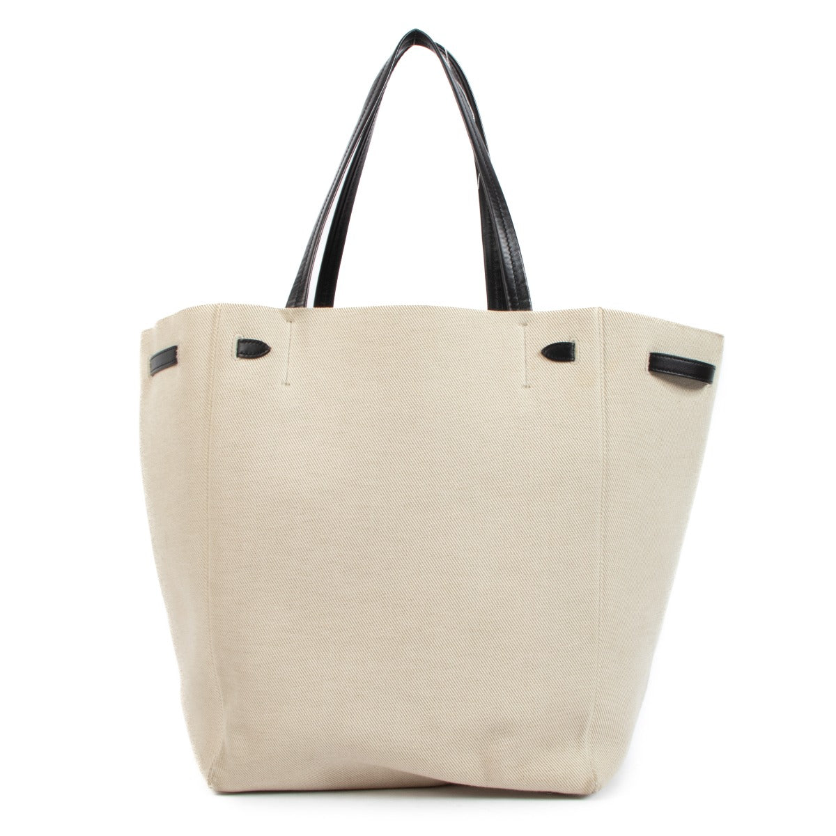 Sac cabas Cabas Phantom en toile beige Celine