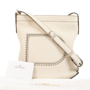 authentic second hand Delvaux Pin Daily Surpiqué Ivory Taurillon Soft on www.labellov.com