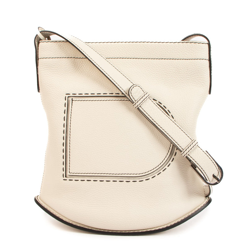 Delvaux Pin Daily Surpiqué Ivory
