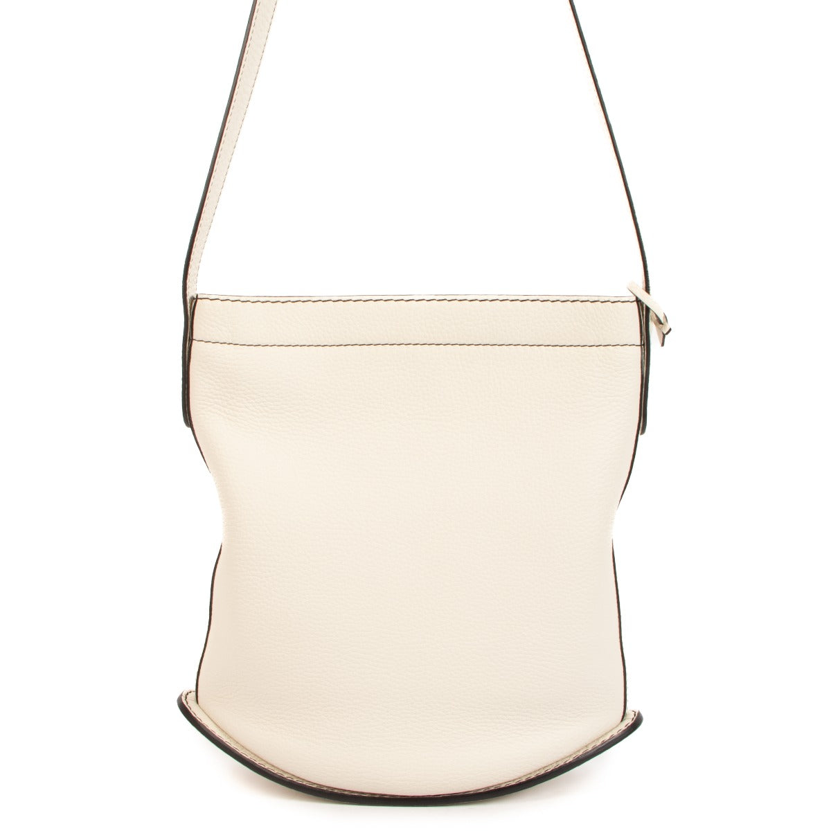 Delvaux Pin Daily Surpiqué Ivory Taurillon Soft