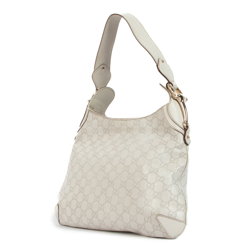 Gucci Creole Guccissima Horsebit Hobo Bag