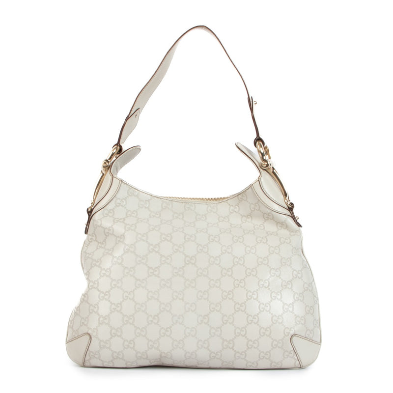 Gucci Creole Guccissima Horsebit Hobo Bag