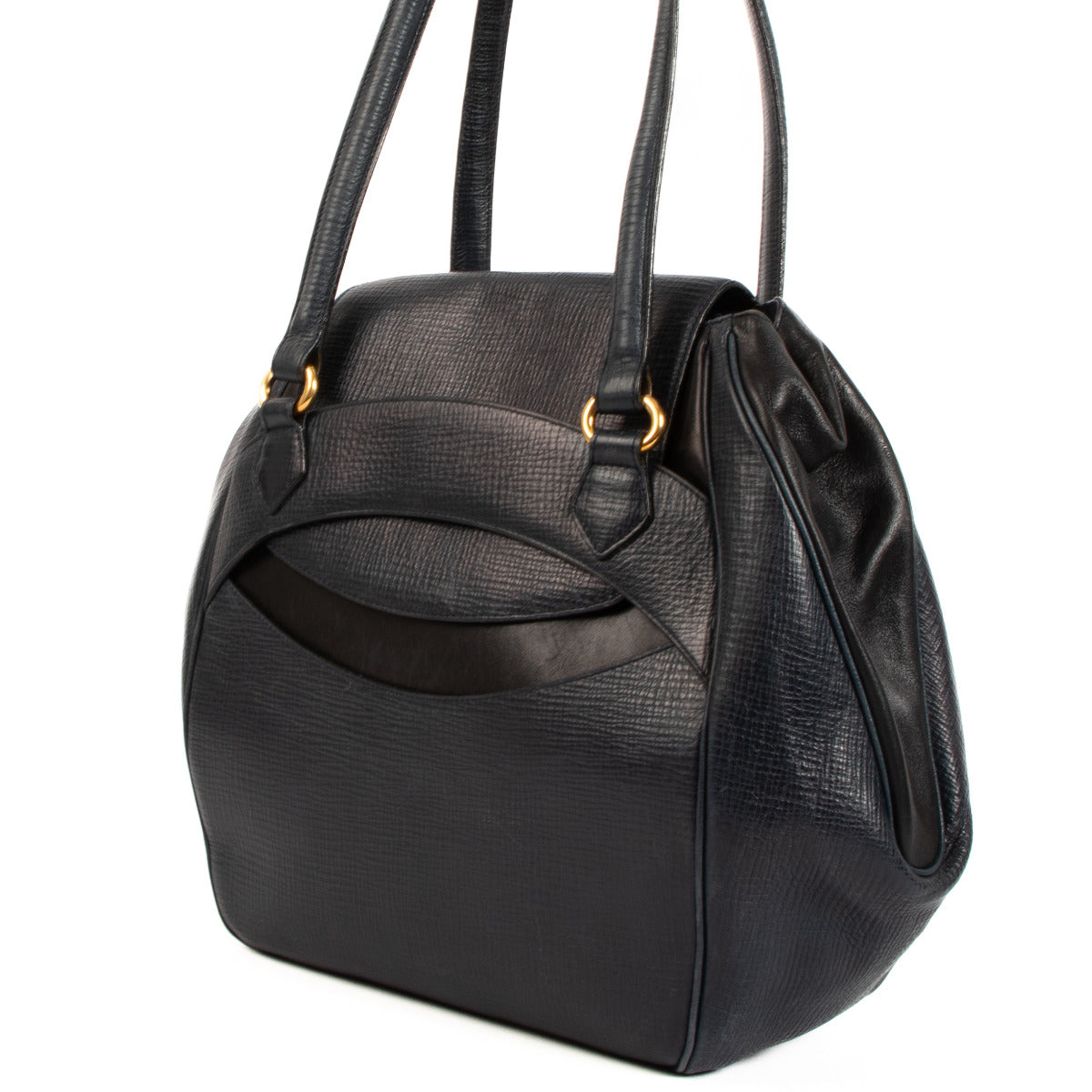 Delvaux Midnight Blue Vintage Shoulder Bag
