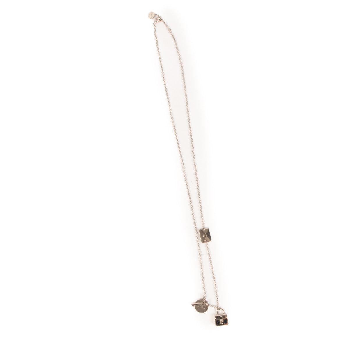 Delvaux Silver Charm Necklace