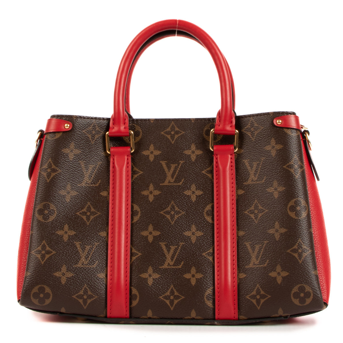 Louis Vuitton Soufflot BB Monogram Red Cerise