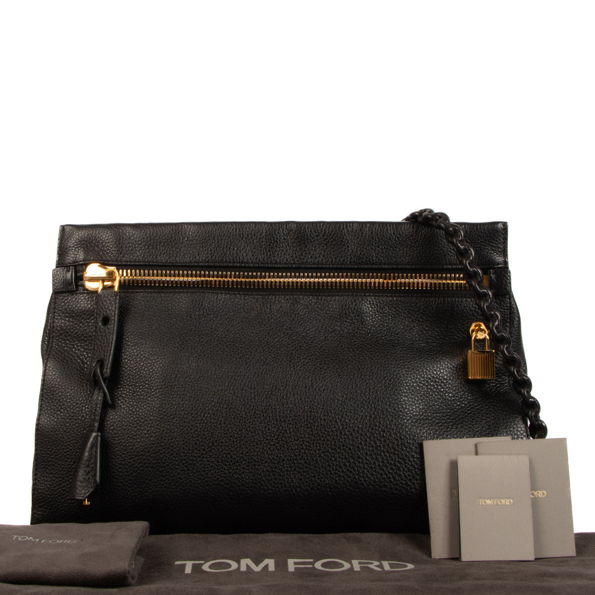Pochette Tom Ford Black Alix grande taille