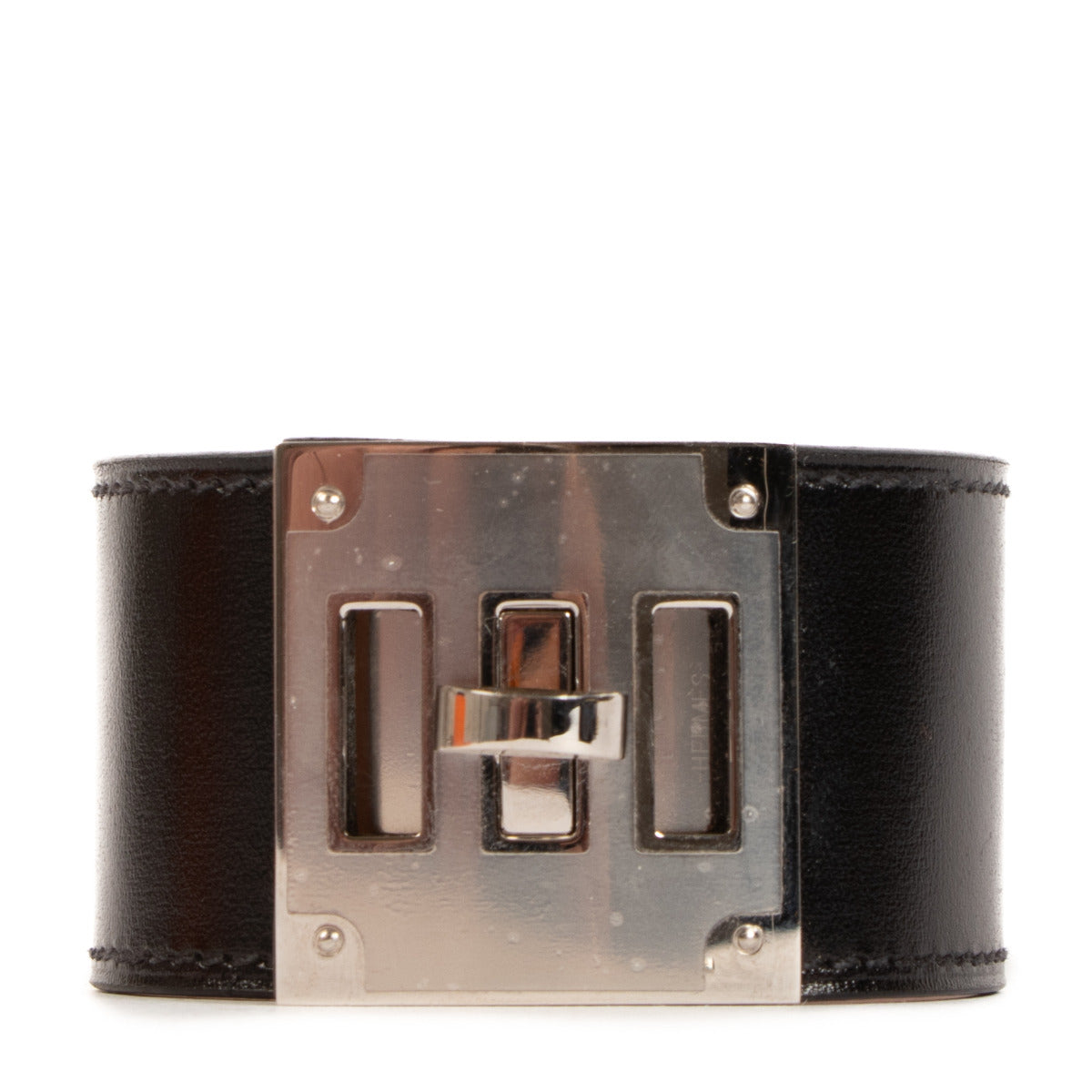 Hermès Kelly Dog Black Chamonix Bracelet