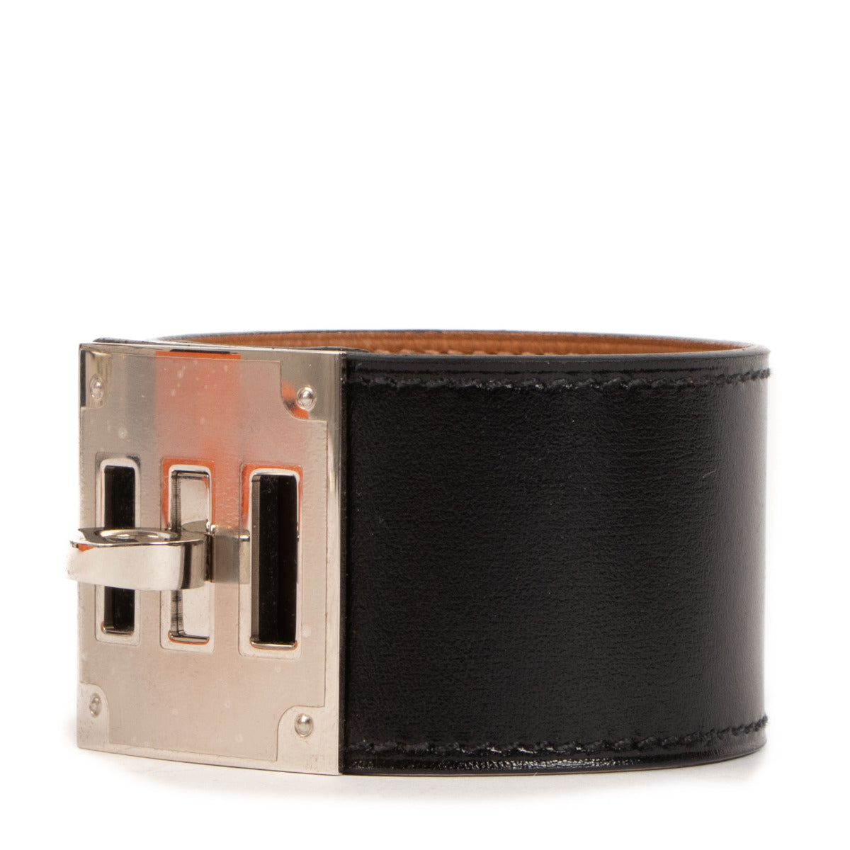 Hermès Kelly Dog Black Chamonix Bracelet