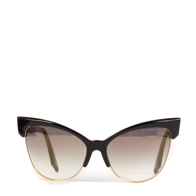 Dita Black Cat Eye Temptation Sunglasses for the best price at Labellov secondhand luxury