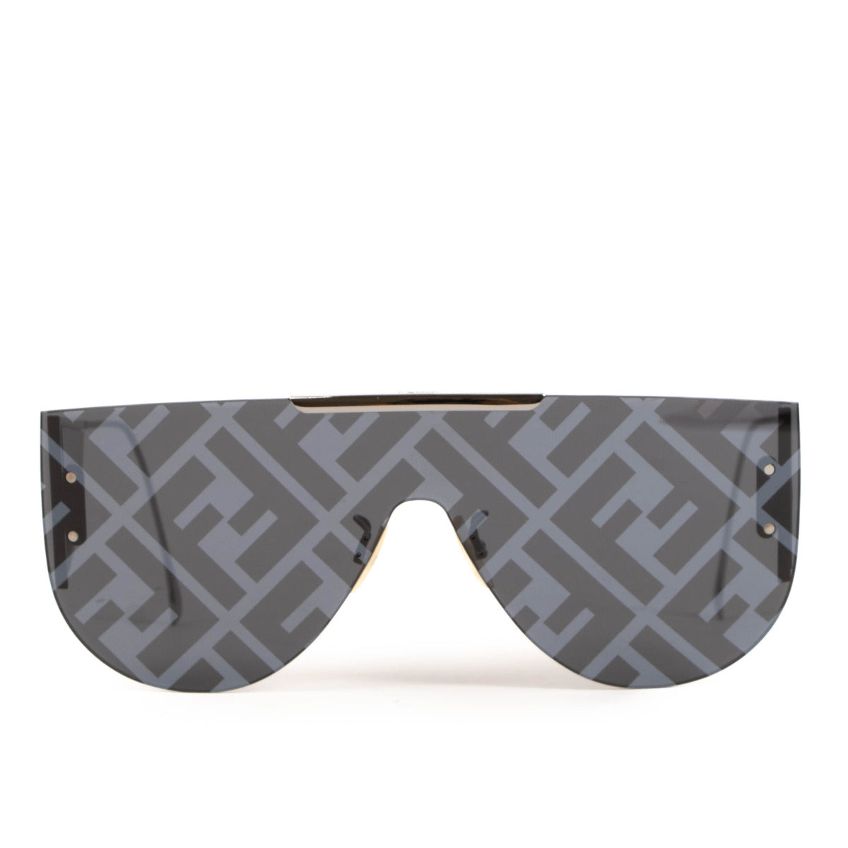 Fendi FF Black Shield Sunglasses