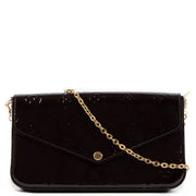 Louis Vuitton Pochette Félicie Monogram Vernis Amarante