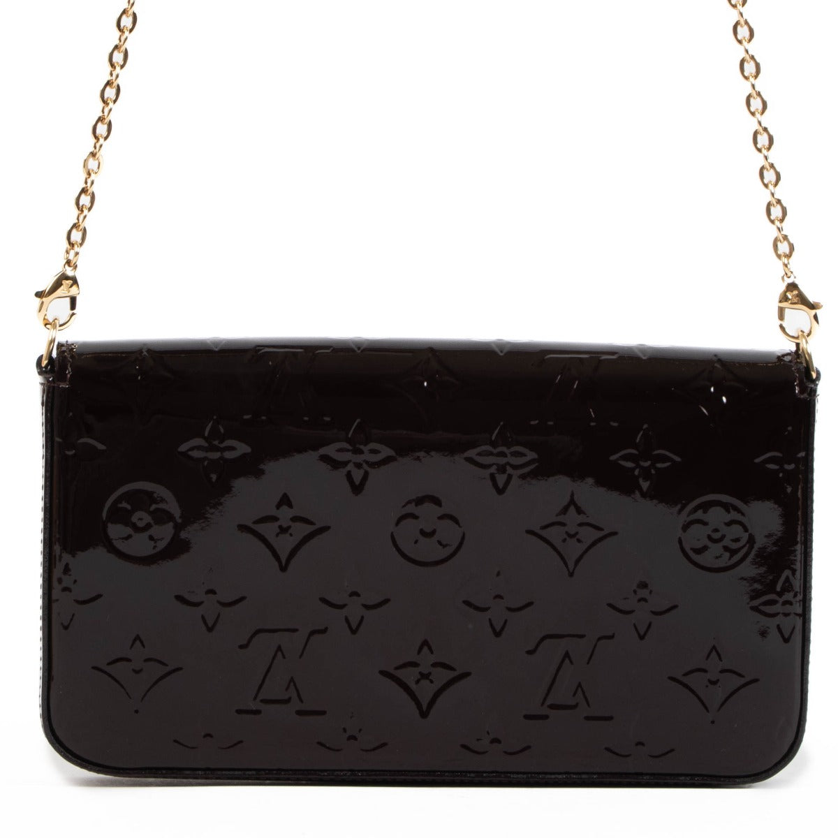 Louis Vuitton Pochette Félicie Monogram Vernis Amarante