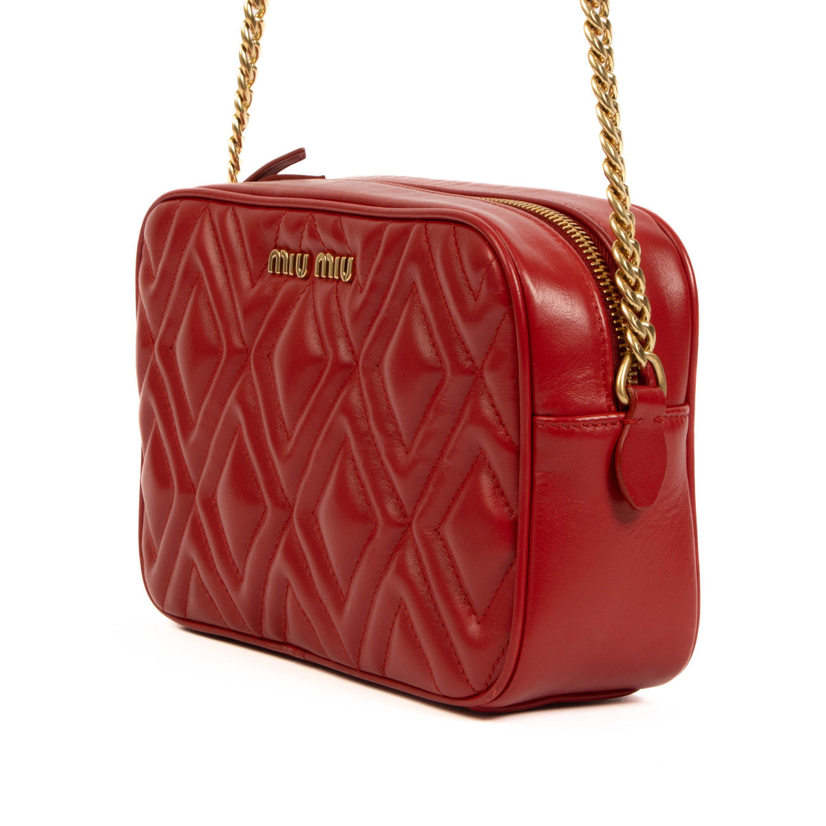 Miu Miu Red Crossbody Camera Bag