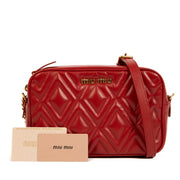 Miu Miu Red Crossbody Camera Bag