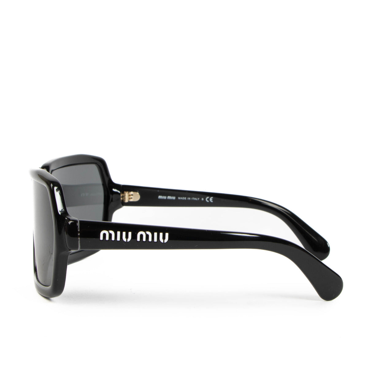 Lunettes de soleil noires Miu Miu