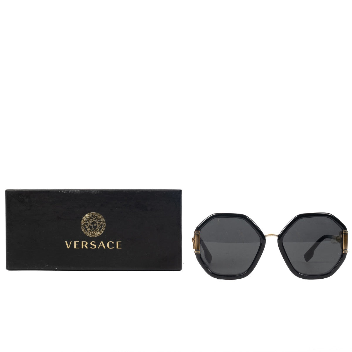 Shop 100% authentic second-hand Versace Black Sunglasses on Labellov.com