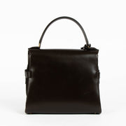 Authentic pre-loved Delvaux Chocolate Brown Vintage Tempête PM on Labellov.com