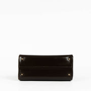 Authentic pre-loved Delvaux Chocolate Brown Vintage Tempête PM on Labellov.com