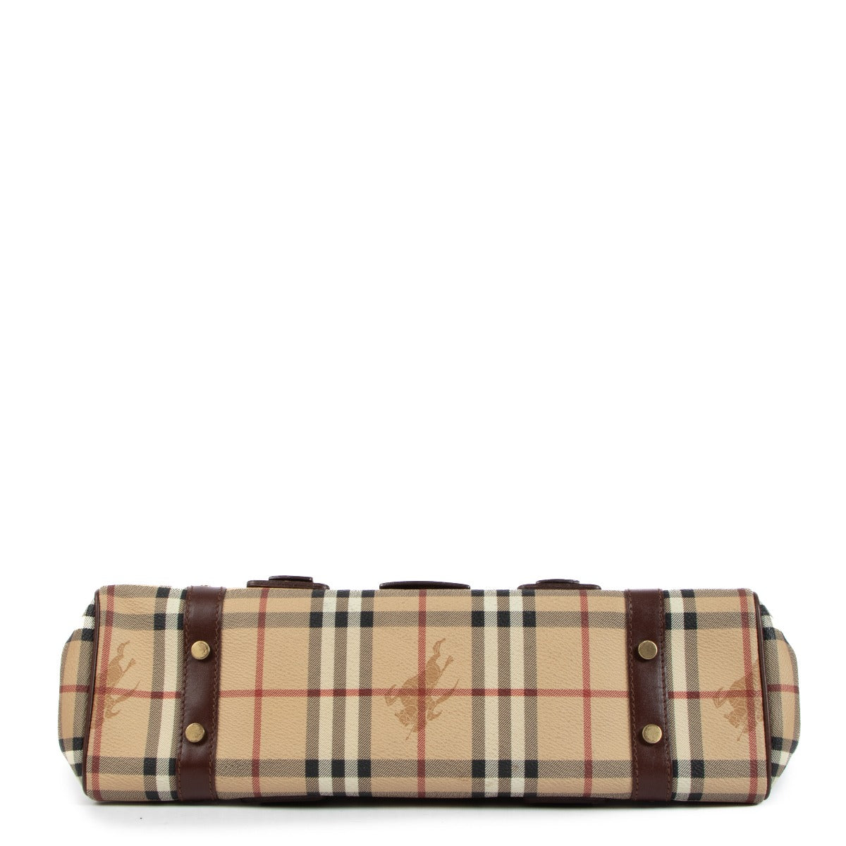 Burberry Haymarket Check Baguette Tas