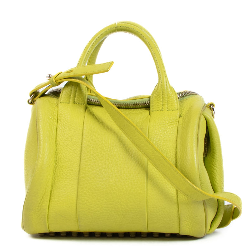 Alexander Wang Lemon Grained Leather Small Rocco Bag
