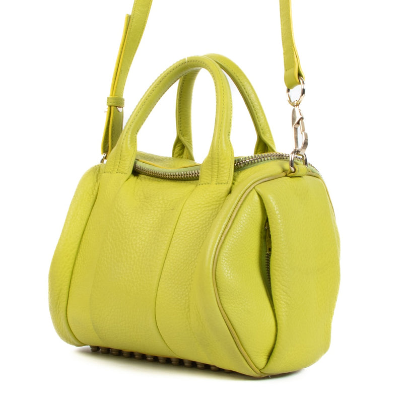 Alexander Wang Lemon Grained Leather Small Rocco Bag
