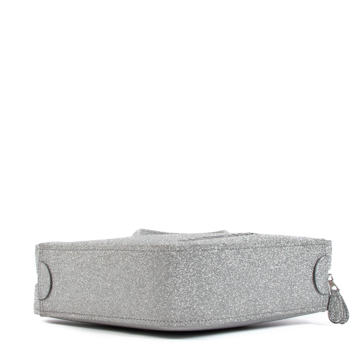 Balenciaga Silver Glitter Triangle Duffle XS Bag