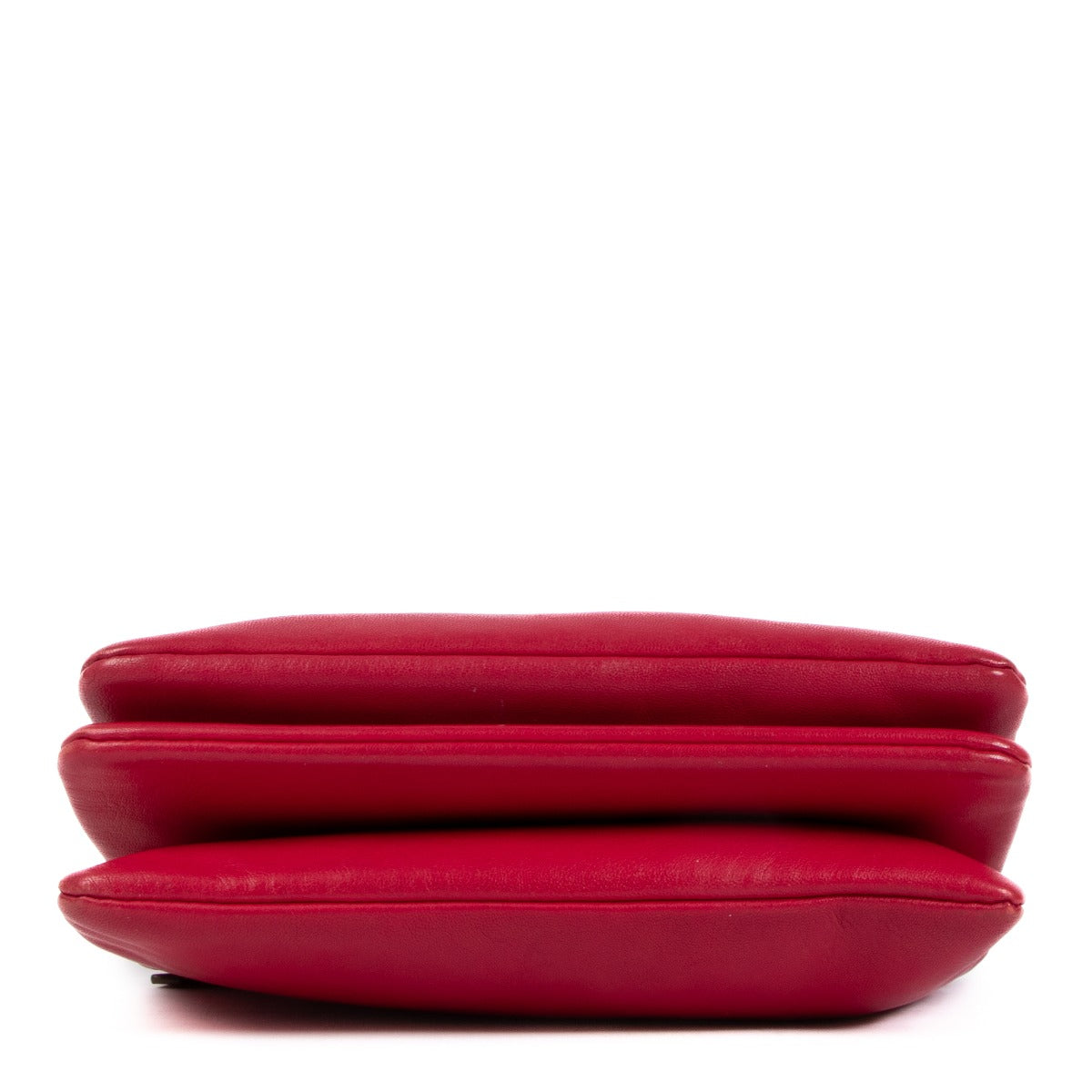 Celine Raspberry Lambskin Large Trio Bag