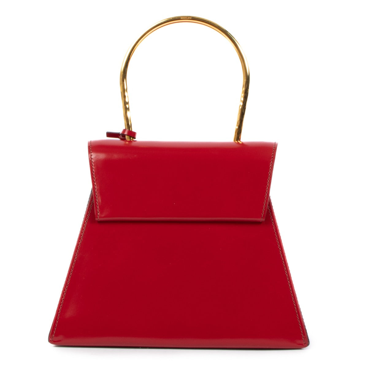 Sac Delvaux UT/Caprice en cuir verni rouge Magic