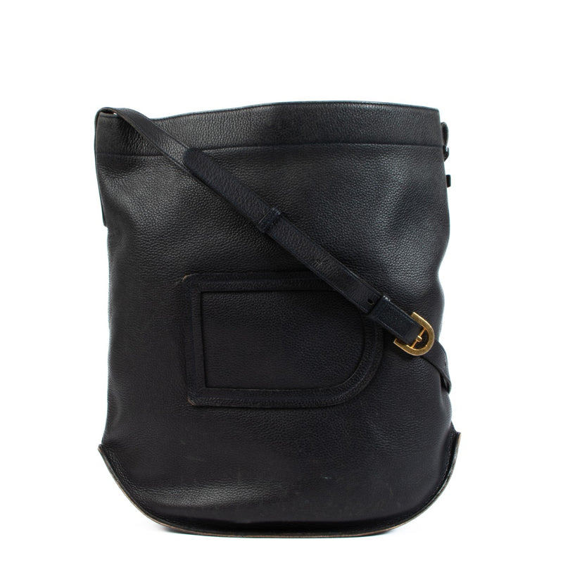Delvaux Blue Pin Vintage Crossbody Bag
