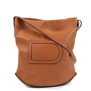 Delvaux Camel Pin Vintage Crossbody Bag