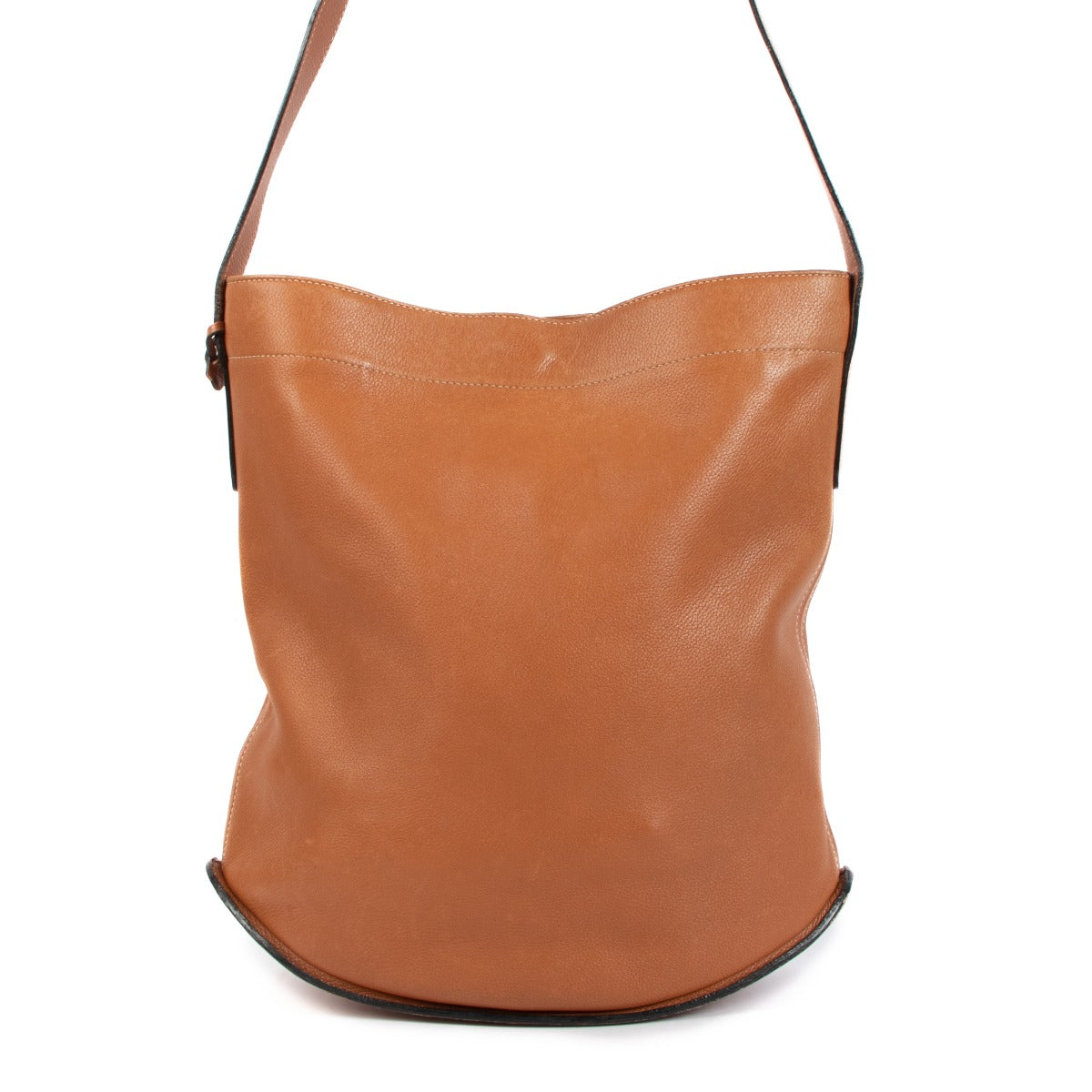 Delvaux Camel Pin Vintage Crossbody Bag