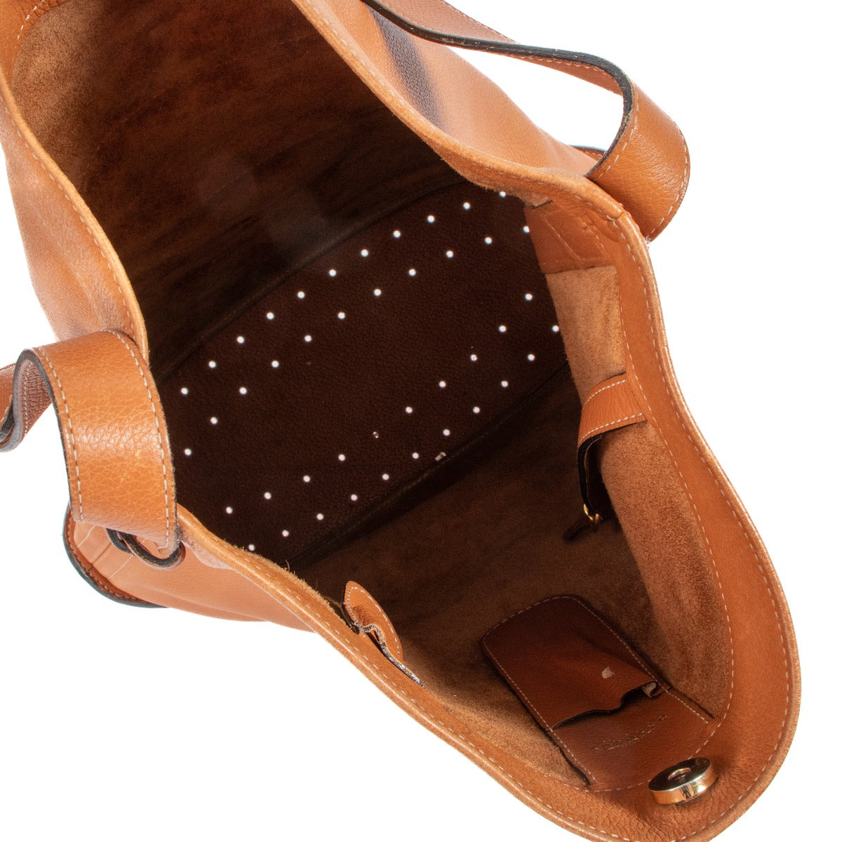 Delvaux Camel Pin Vintage Crossbody Bag