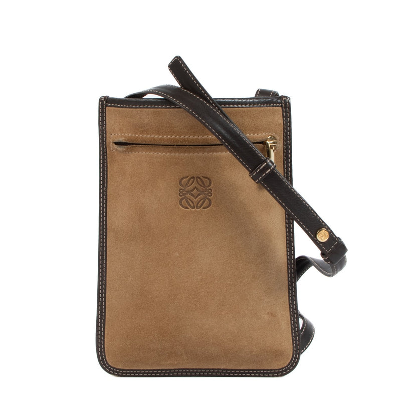 Loewe Beige Vintage Phone Pouch