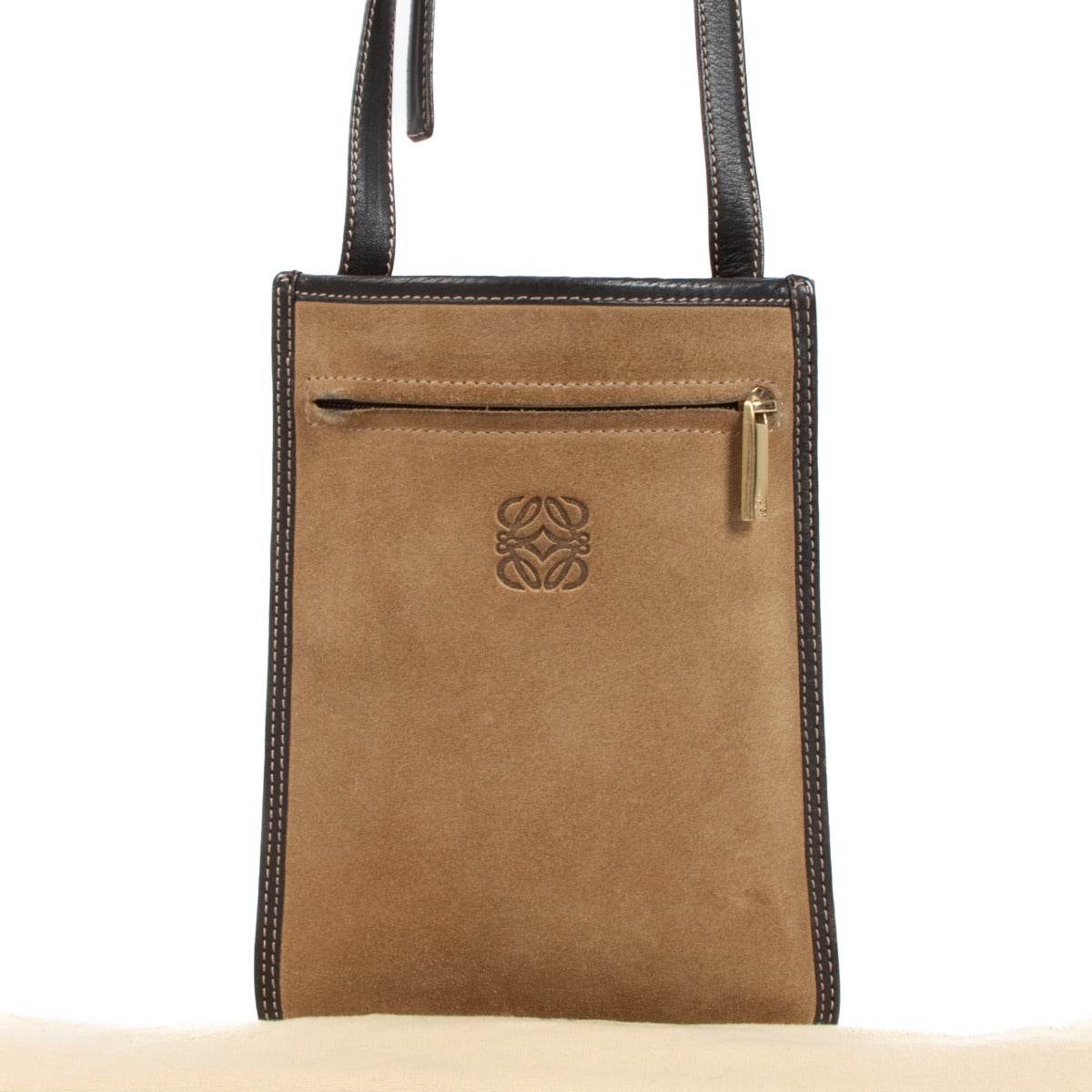 Loewe Beige Vintage Phone Pouch