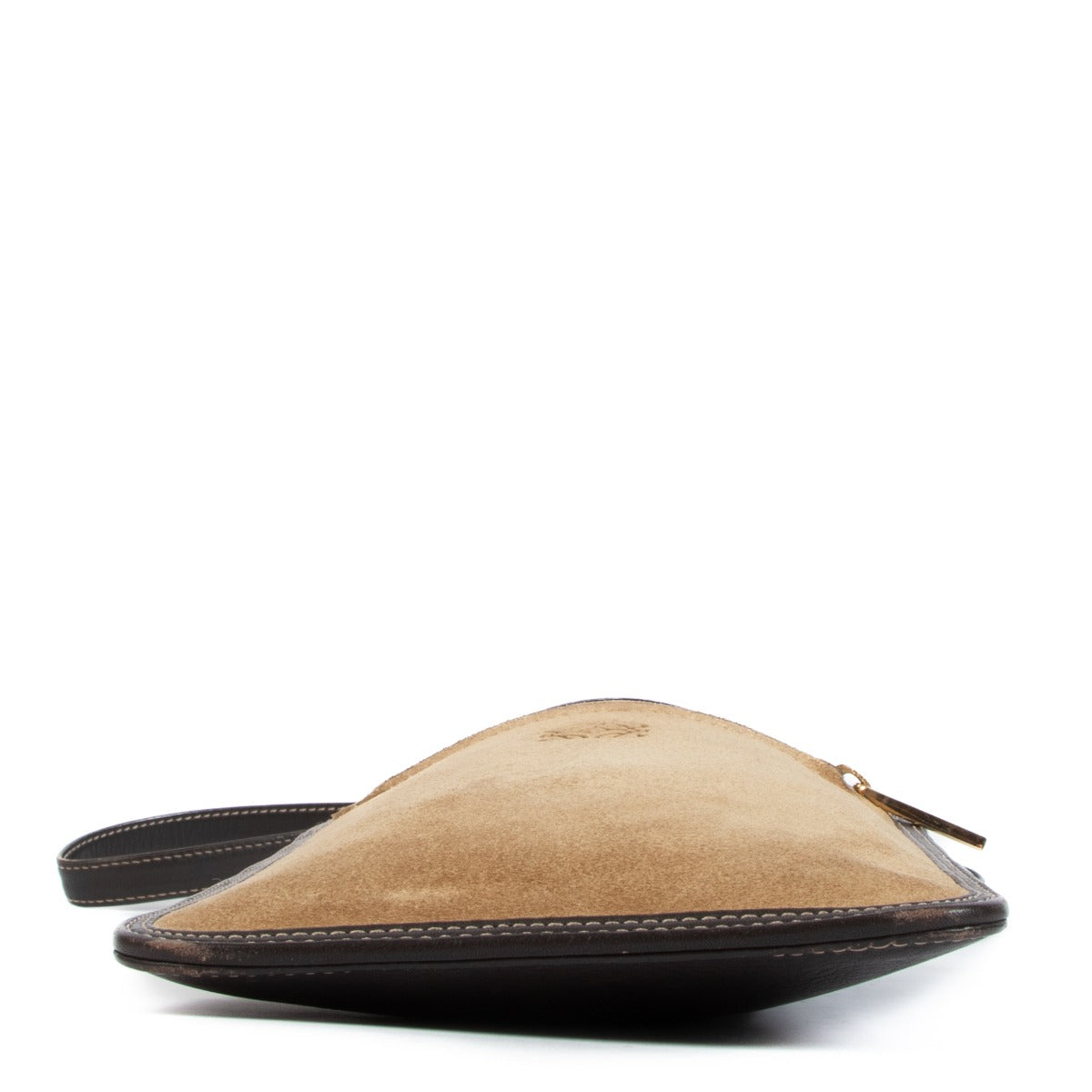 Loewe Beige Vintage Anagram Phone Pouch