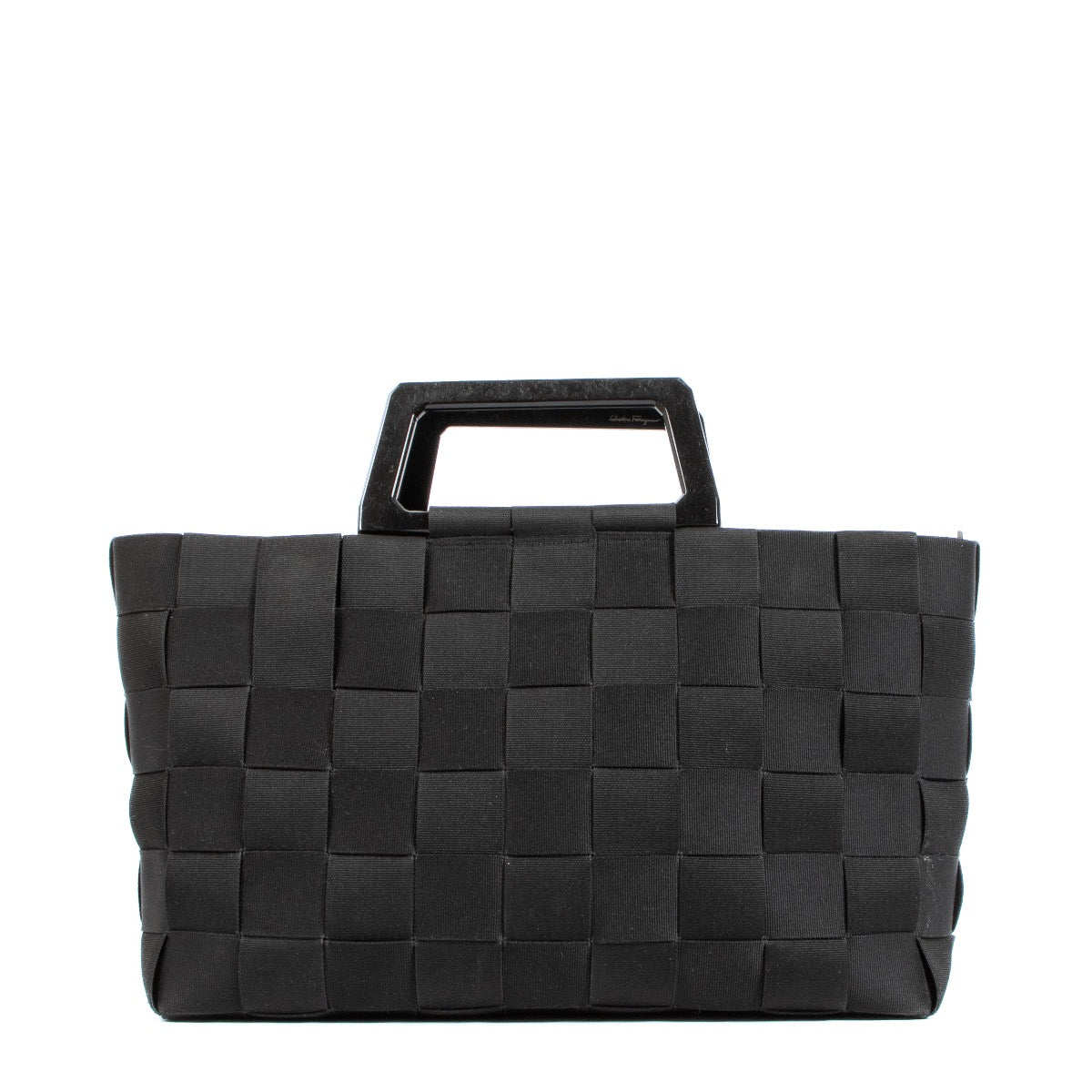 Shop an authentic preloved Ferragamo Black Top handle on Labellov.com