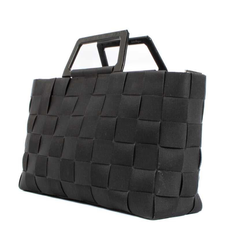 Shop an authentic preloved Ferragamo Black Top handle on Labellov.com
