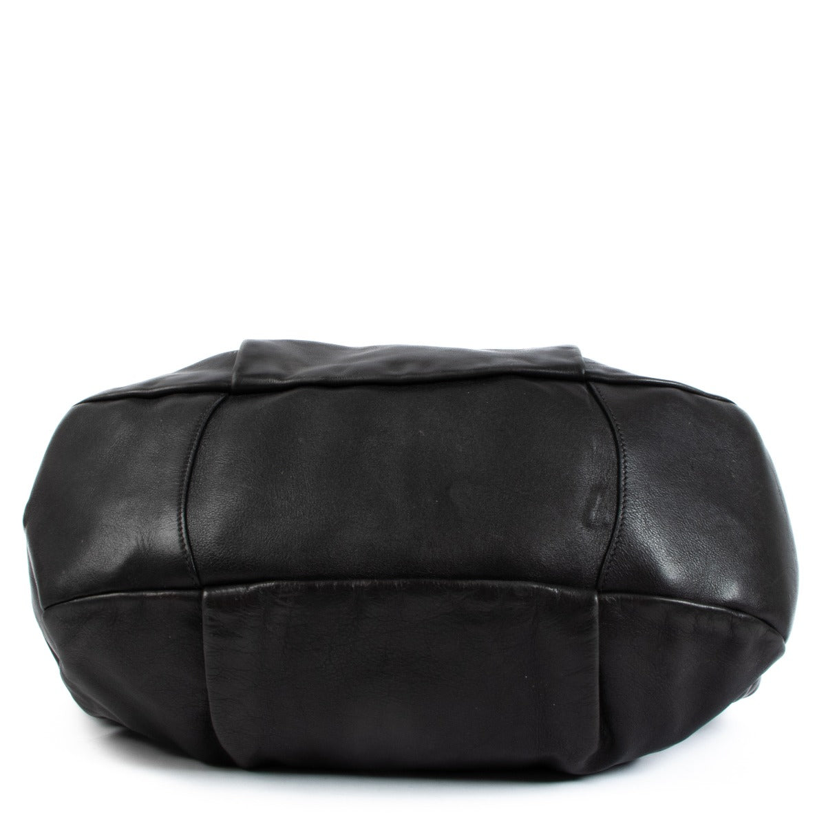 Prada Zwarte Soft Calf Hobo Tas