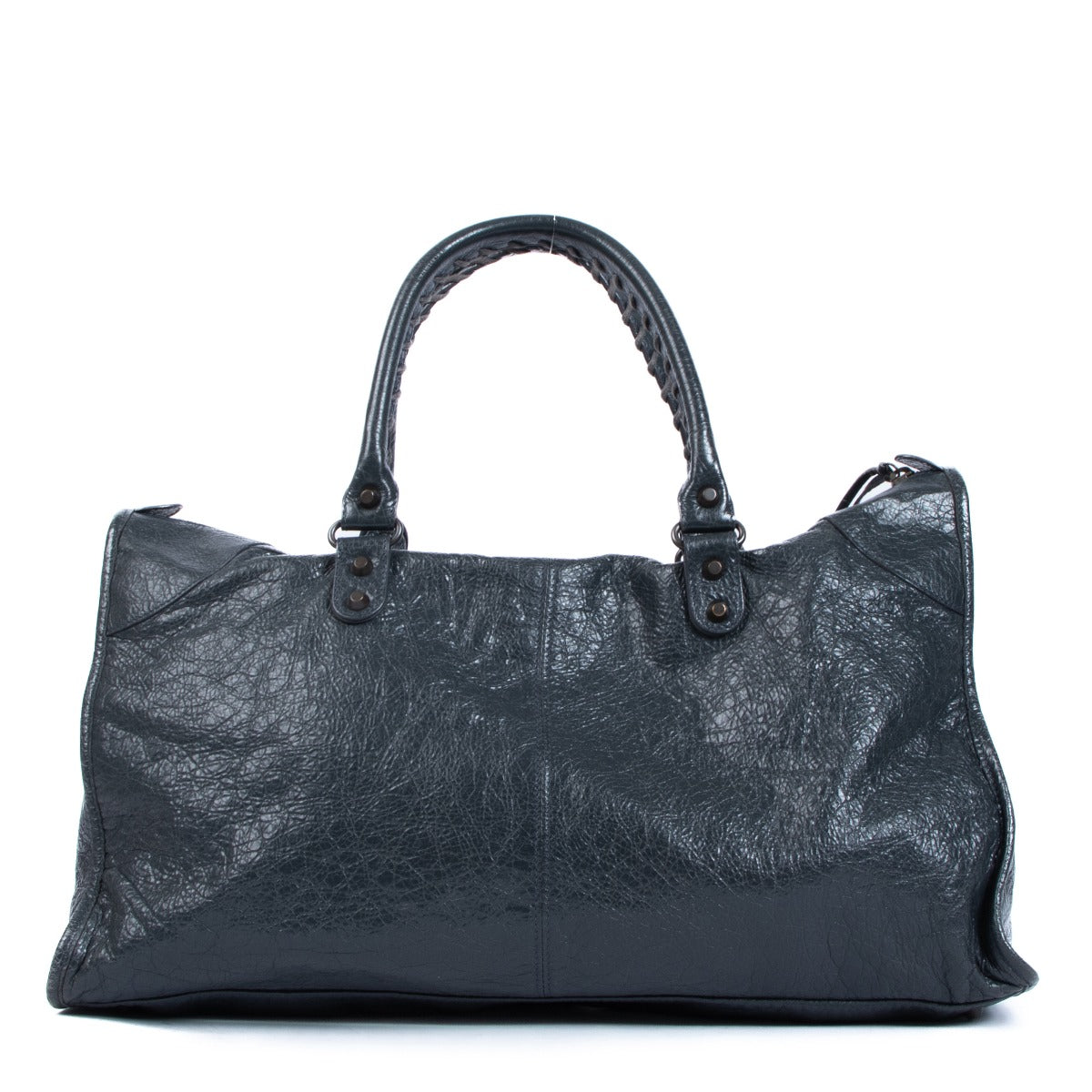 Balenciaga Anthracite Arena Lambskin Classic Work Bag