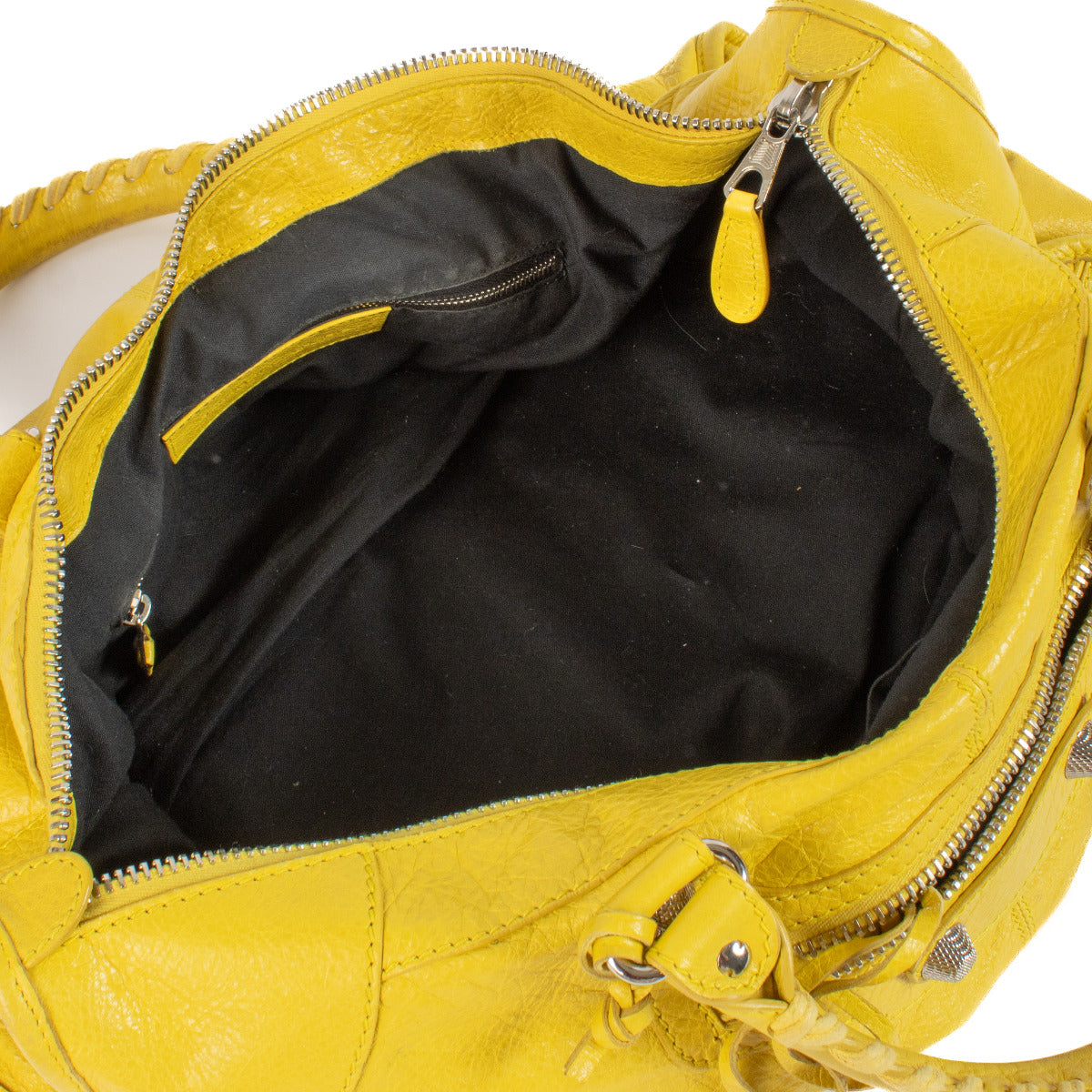 Sac Balenciaga Arena Giant Work jaune curry